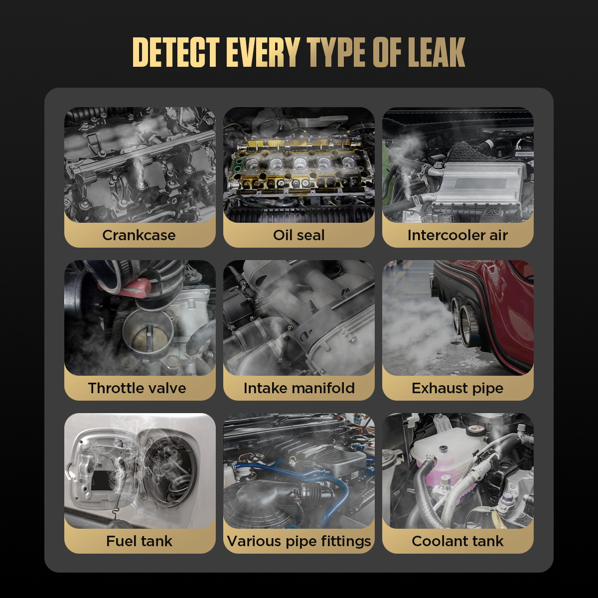 AUTOOL Smoke Machine Leak Dete - Smoke Leak Detector review and price