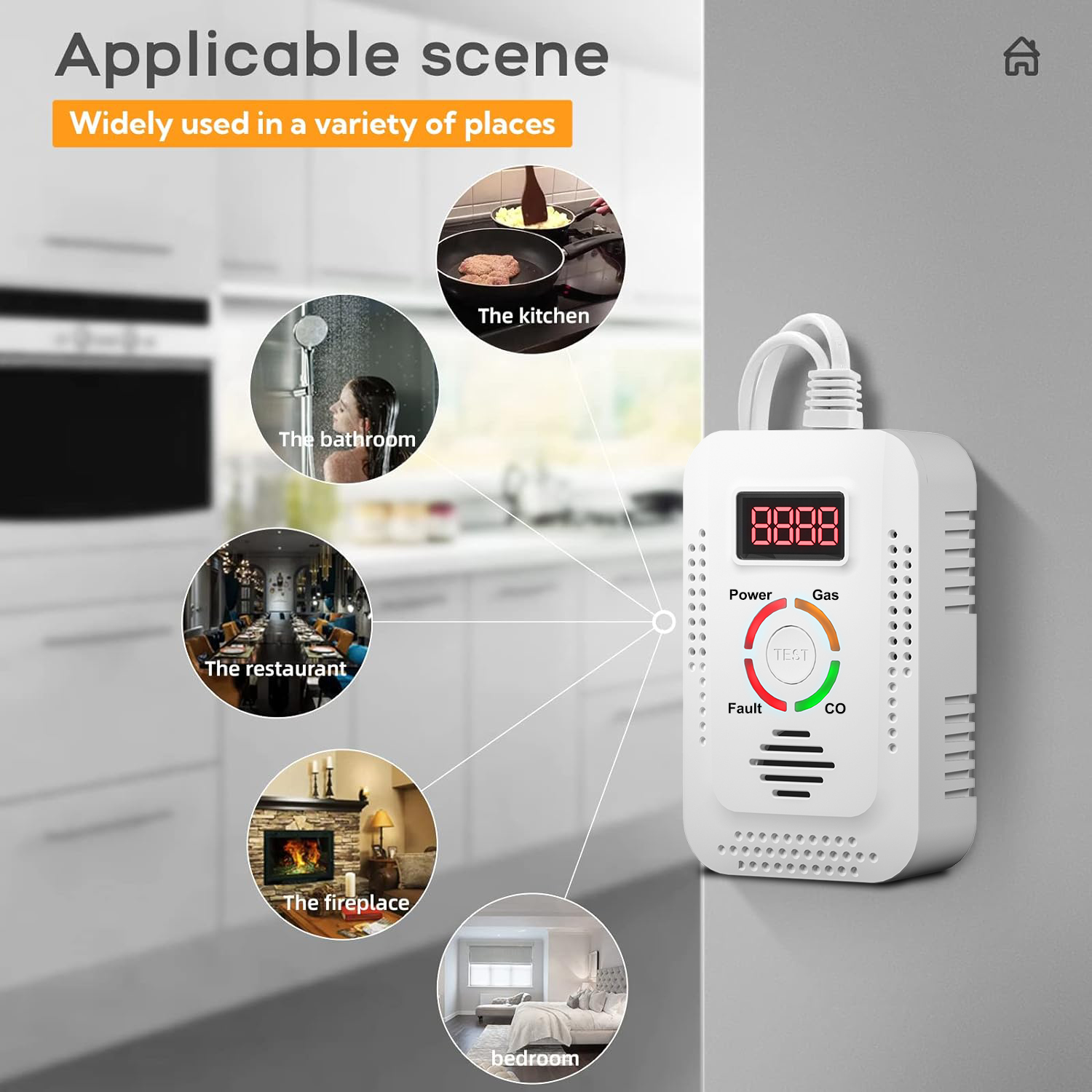 Natural Gas Detector 2in1 And  - Smoke Leak Detector review and price